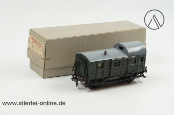 Fleischmann H0 | 1466 Güterzug-Begleitwagen | Packwagen 1954 Pwg mit Originalkarton