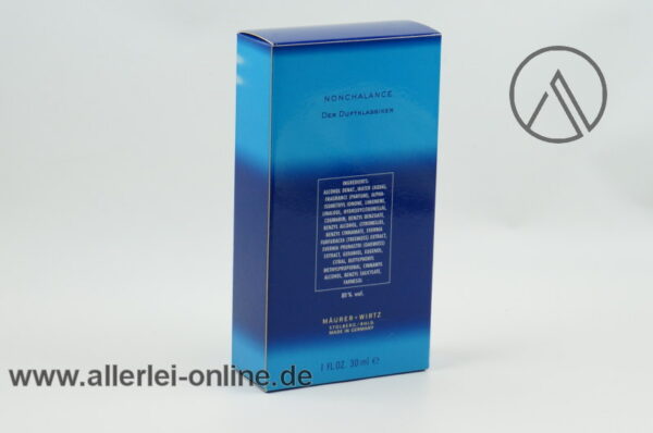 NONCHALANCE 30ml Eau de Cologne Natural Spray