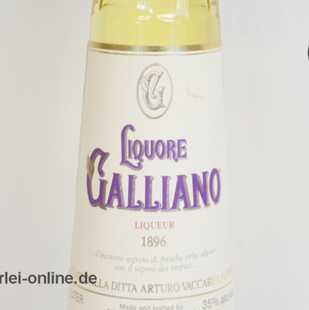 Vintage Liquore Galliano Liqueur Likör | 35% alc - 1 l Flasche mit Original Karton