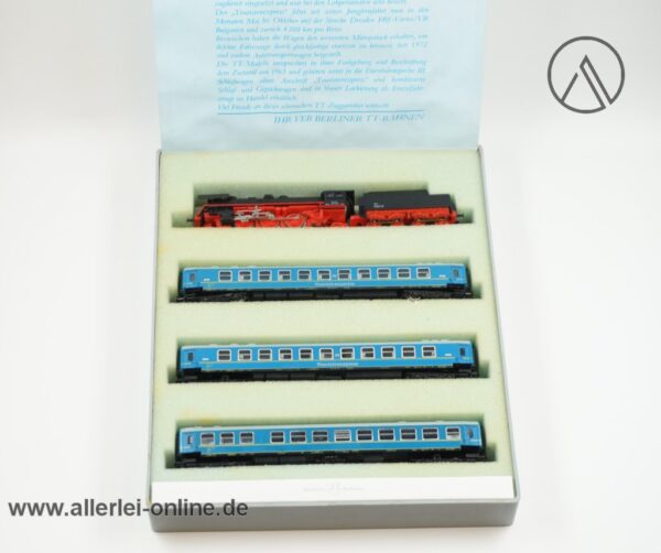 Vintage Berliner TT Bahnen | BTTB 1160 | Dampflok BR 23-1056 | Touristenexpress Zug-Set | 12mm | 1:120