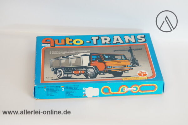 Prefo DDR Spielzeug | HO - 1:87 | AUTO-TRANS mit SKODA 706 RTV LKW Spurgeführte Rennbahn