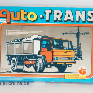 Prefo DDR | HO - 1:87 | AUTO-TRANS | SKODA 706 RTV LKW | Elektrisches Verkehrsspiel | Startpackung Set 1 - LKW Autorennbahn Verkehrsspiel