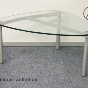 Rolf Benz Glas-Tisch | Couchtisch mit Glasplatte | Designmöbel Anstelltisch