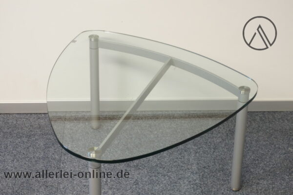 Rolf Benz RB 8250 Glas-Tisch | Couchtisch mit Glasplatte | Designmöbel Anstelltisch