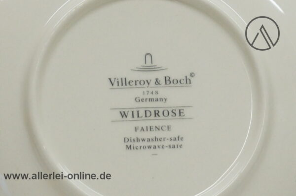 Villeroy & Boch | Wildrose | Unterteller Untertasse für Kaffeetasse | Ø 16,2 cm Stempel V&B