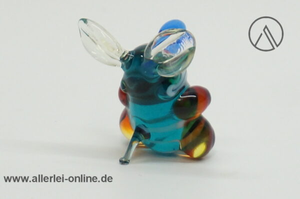 Buntes Glastier | Koalabär | Vintage Miniatur Glasfigur | Glaskunst Skulptur hinten