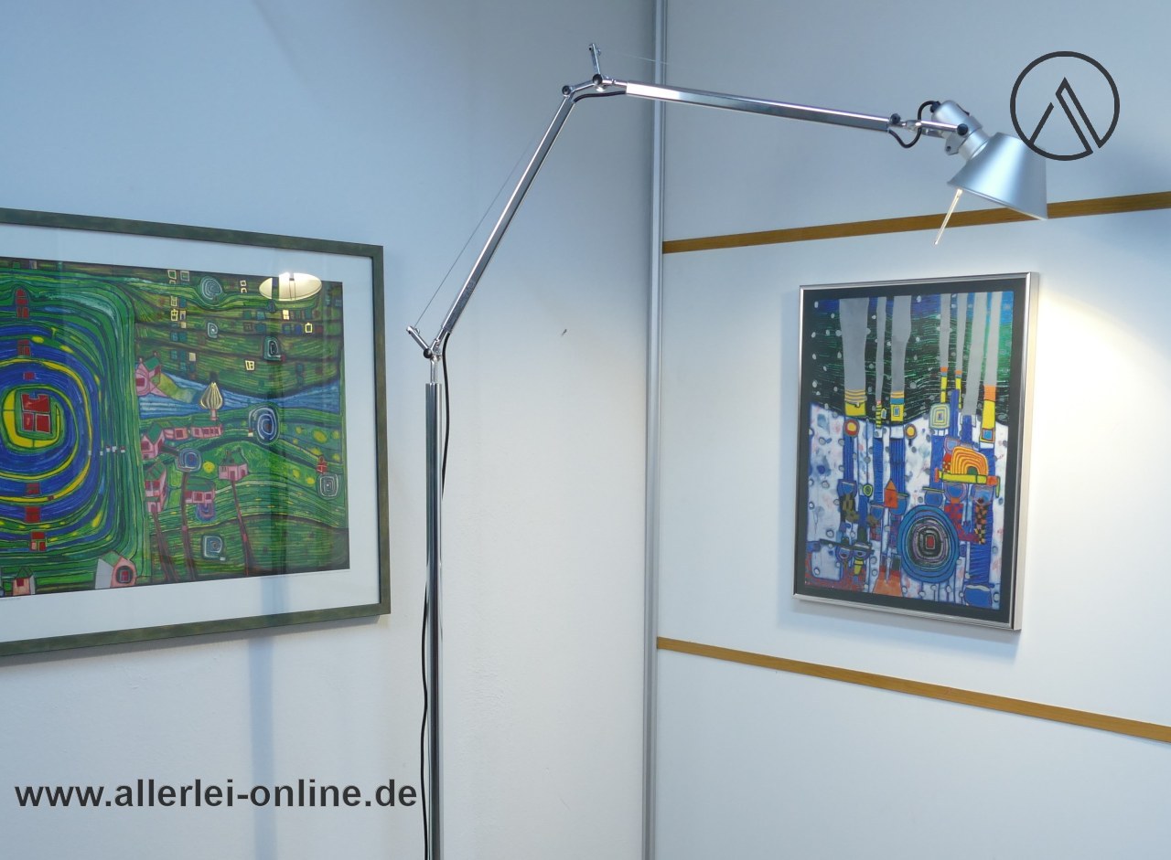 Artemide TOLOMEO Terra Stehleuchte Aluminium | Designer Giancarlo Fassina / Michele De Lucchi Gelenkarm- Lampe Stehlampe Artemide TOLOMEO Terra Stehleuchte Aluminium | Designer Giancarlo Fassina / Michele De Lucchi Gelenkarm- Lampe Stehlampe