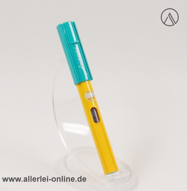 Vintage Pelikan P61 -L Pelikano Schulfüller | gelb/türkis