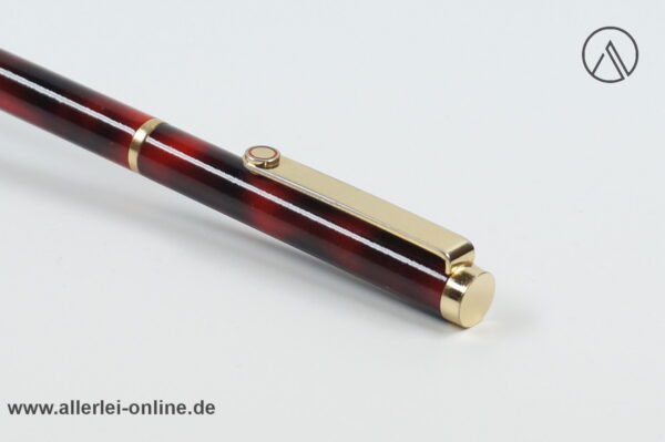 rOtring 80er Jahre Kugelschreiber rot-marmoriert | Ballpoint Pen red-marble