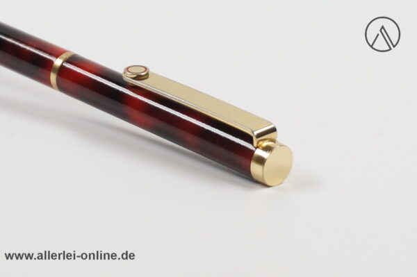 Vintage rOtring 80er Jahre Kugelschreiber rot-marmoriert | Ballpoint Pen red-marble