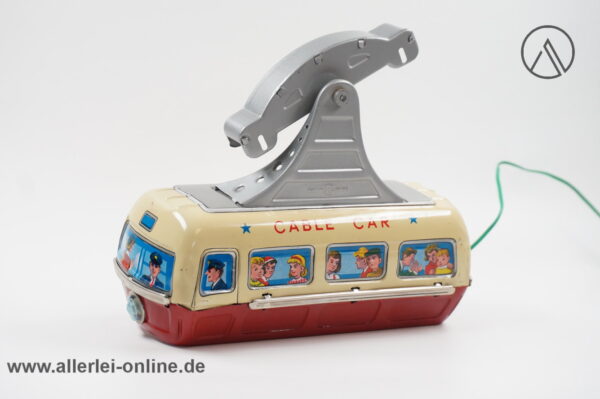 Bandai Japan Gondel | Bandai Cable Car - Seilbahn | Vintage 60er Jahre Blechspielzeug