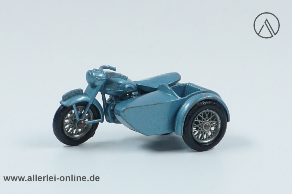 Matchbox No. 4 Triumph T110 | Motorrad mit Beiwagen | Matchbox Lesney England