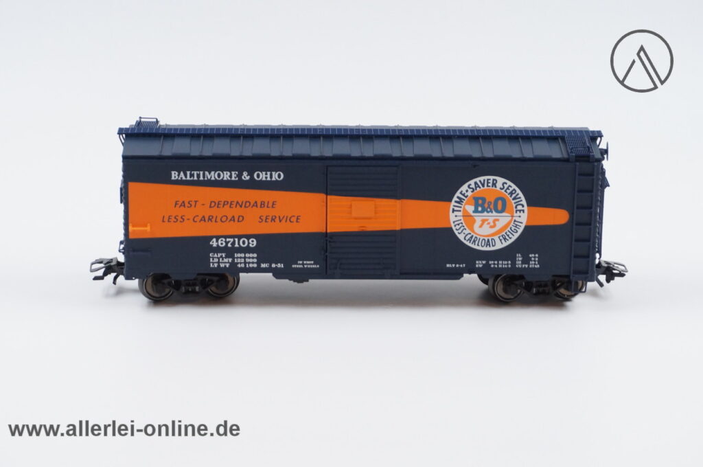 Märklin Spur H0 | US Boxcar Baltimore & Ohio 467109 | Gedeckter 4-Achs Güterwagen