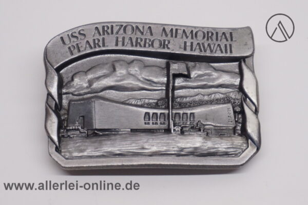 Vintage Buckle Gürtelschnalle | Uss Arizona Memorial - Pearl Harbor. HAWAII