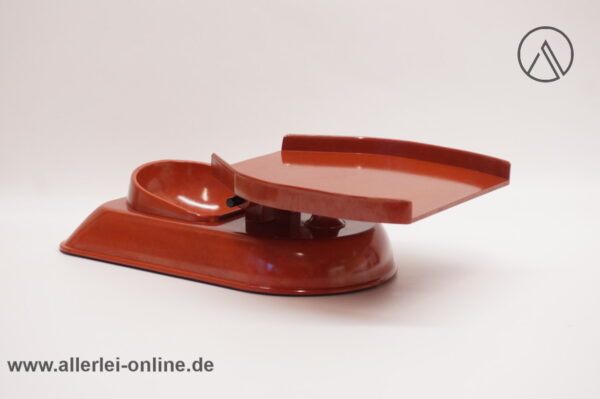Helit Bakelit Zahlteller | Bakelit-Kipp-Zahlteller | Rot / Bordeaux | Vintage Bakelit