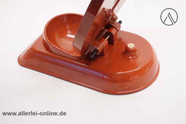 Helit Vintage Bakelit Zahlteller | Bakelit-Kipp-Zahlteller | Rot / Bordeaux