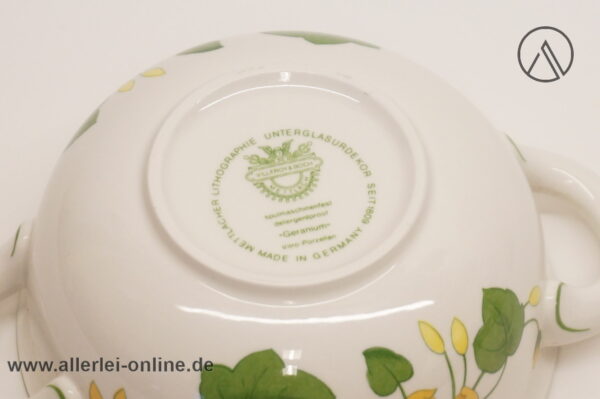 Villeroy & Boch | Suppentasse / Suppenschale | Geranium Malva Stempel