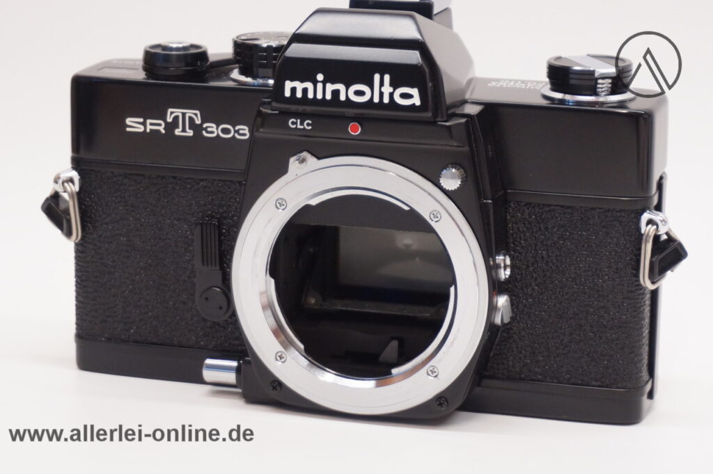 Minolta SRT 303 Kamera ,schwarz | Kleinbild-Spiegelreflexkamera - Body ,black