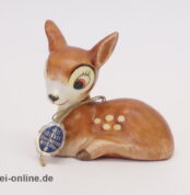 Hummelfigur | Hummel Figur |Walt Disney BAMBI liegend | Chahacter WDP. Ffm. vorne