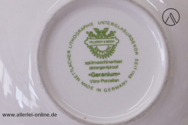 Geranium Malva | Villeroy & Boch | Salatschale - Salatschüssel | Schälchen hinten