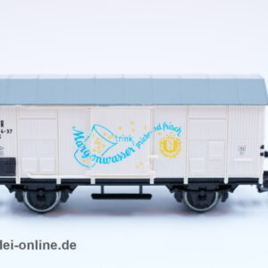PIKO H0 Spitzdachwagen - "Margonwasser" | Gedeckter Güterwagen 02-34-37 G der DR