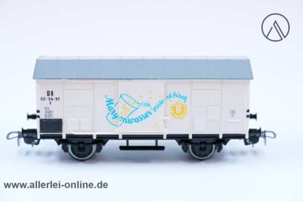 PIKO H0 Spitzdachwagen - "Margonwasser" | Gedeckter Güterwagen 02-34-37 G der DR