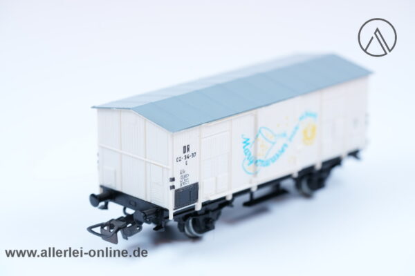 PIKO H0 Spitzdachwagen Margonwasser Kühlwagen | Gedeckter Güterwagen 02-34-37 der DR