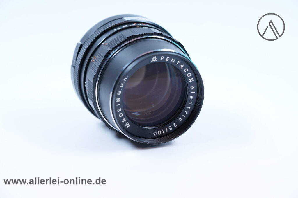 Pentacon electric 2.8/100 Objektiv | Gewinde M47 mit Objektivköcher