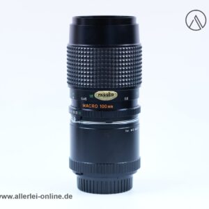 Minolta MD Macro Rokkor 100mm f/4,0 Objektiv mit 1:1 Zwischenring | Made in JAPAN