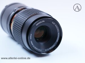 Minolta MD Macro Rokkor 100mm f/4,0 Objektiv mit 1:1 Zwischenring | Minolta JAPAN
