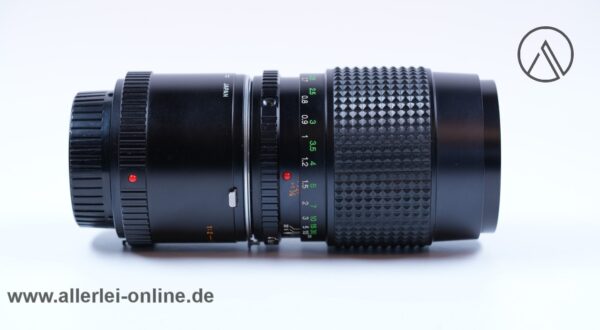 Minolta MD Macro Rokkor 100 mm 1:4 Objektiv mit 1:1 Zwischenring | Minolta JAPAN