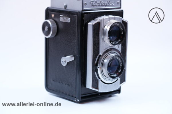 Weltaflex DDR 6x6 Spiegelreflexkamera TLR mit Meyer-Optik Trioplan 1:3.5/75mm - zweiäugig