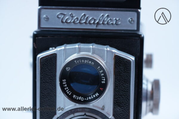 Weltaflex mit Meyer-Optik Trioplan 1:3.5/75mm