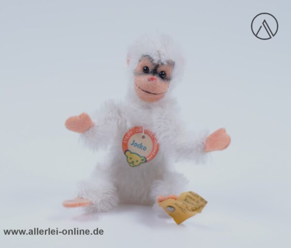 Steiff Jocko Affe | Steiff Schimpanse ,weiss 5311,04 | 11cm mit KFS