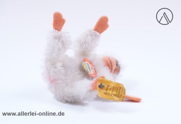 Vintage Steiff Tier Jocko Affe | Steiff Schimpanse ,weiss 5311,04 | 11cm mit KFS