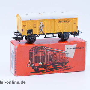 Märklin Spur H0 | 4509 Jamaica Bananenwagen 327 154 | 2-Achsiger Gedeckter Güterwagen