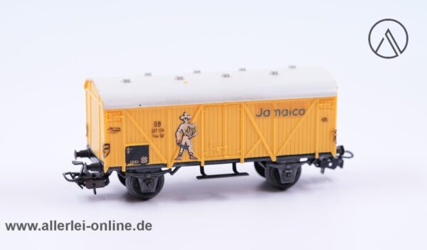 Märklin Spur H0 | 4509 Jamaica Bananenwagen 327 154 | 2-Achsiger Gedeckter Güterwagen mit OVP