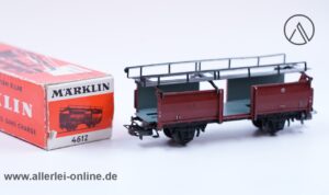 Märklin Spur H0 | 4612 Autotransportwagen 315/4 - unbeladen | 2-Achsiger Güterwagen mit OVP