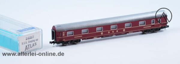 ATLAS 2687 / Rivarossi Spur N | DSG Schlafwagen | WLAB 4ümg Personenwagen