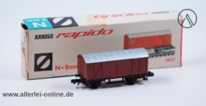 Arnold 0422 rapido Spur N | Gedeckter Güterwagen