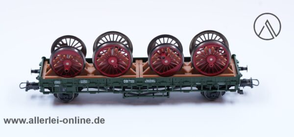 Fleischmann H0 | 98 5227 K Niederbordwagen beladen mit Lok-Rädern