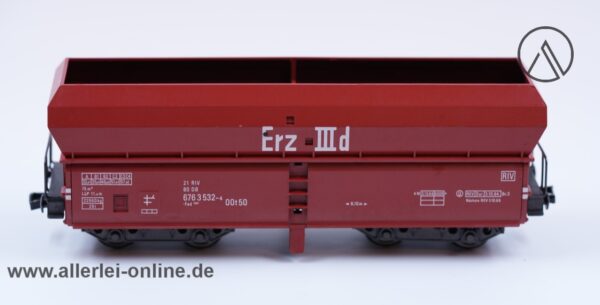 Fleischmann H0 | 5520 Erz IIId Selbstentladewagen der DB | 4-Achs Erzwagen