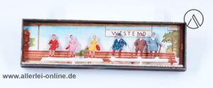 MERTEN H0 | Sitzende Eisenbahn Reisende Figurensatz 855 | 6 Stück 1:87 Figuren mit OVP
