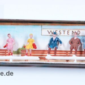 MERTEN H0 | Sitzende Eisenbahn Reisende Figurensatz 855 | 6 Stück 1:87 Figuren mit OVP