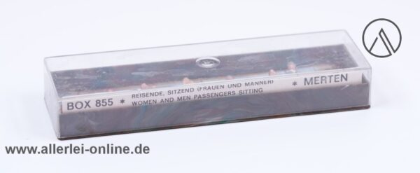 Walter MERTEN H0 | Sitzende Eisenbahn Reisende Figurensatz 855 | 6 Stück 1:87 Figuren