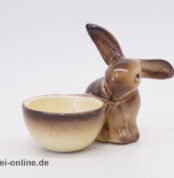 Wächtersbacher Keramik | Hasen Eierbecher | braun, beige