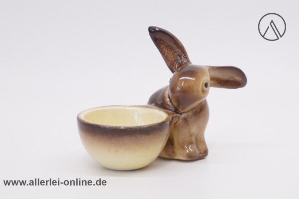 Wächtersbacher Keramik | Hasen Eierbecher | braun, beige