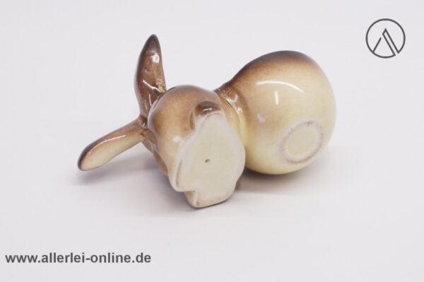 Wächtersbacher Keramik | Hasen Eierbecher | braun, beige unten