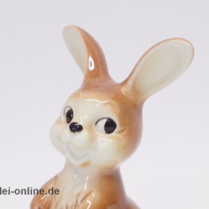 Goebel Göbel | Osterhase Hase Kaninchen KT 175 I / braun 1961 nah