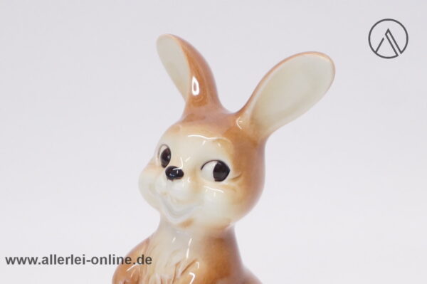 Goebel Göbel | Osterhase Hase Kaninchen KT 175 I / braun 1961 nah